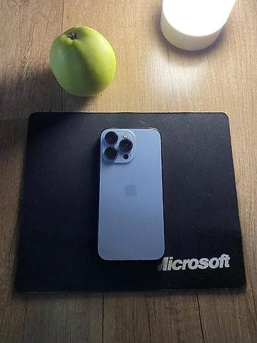 apple 13 mini: IPhone 13 Pro, Б/у, 128 ГБ, Sierra Blue, Зарядное устройство, Защитное стекло, Чехол, 100 % — 4