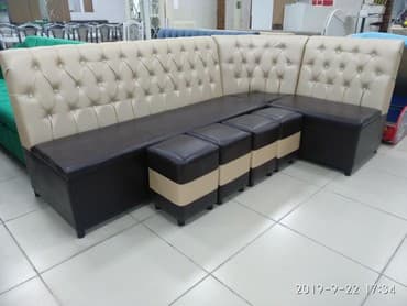 мягкий кухонный уголок: Мебель на заказ кухонный уголок жана диван раскладываются — 1