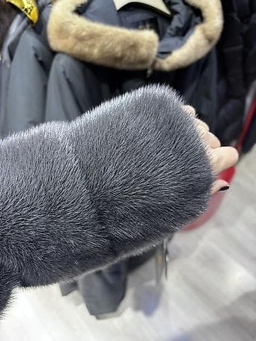 мурской шуба: Шуба, Норка, Длинная модель, L, XL — 5