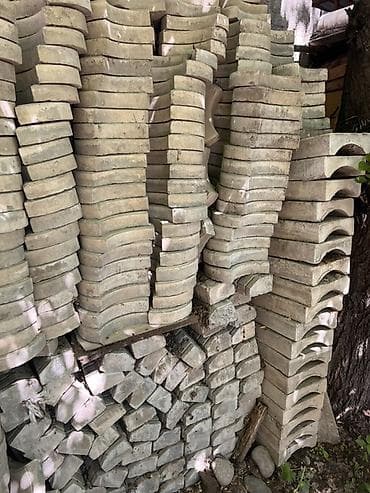 Тротуарная плитка, Другая модель, Бетонная, Для двора, Б/у