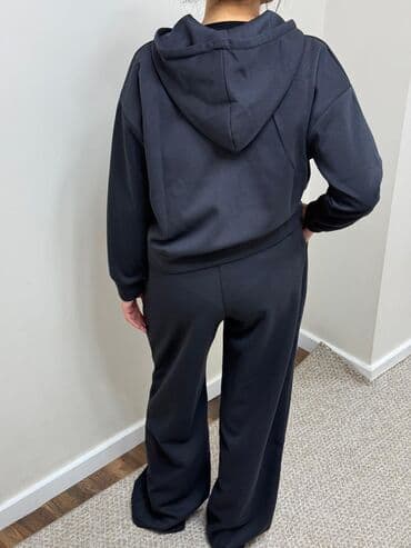 Спорттук кийим: Женский спортивный костюм из мягкого трикотажа - Цвет: светло‑серый — 6