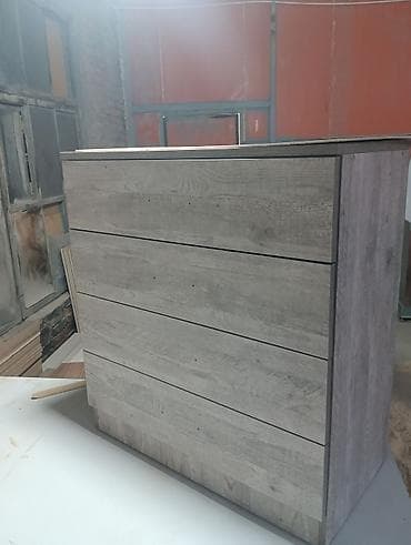 Комод для одежды, Без зеркала, ЛДСП, цвет - Серый