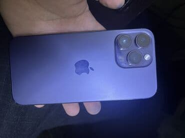 Аудиотехника: IPhone 14 Pro Max, Б/у, 256 ГБ, Deep Purple, 86 % — 1