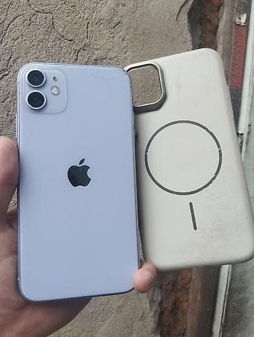 IPhone 11, Б/у, 64 ГБ, Чехол, 87 %