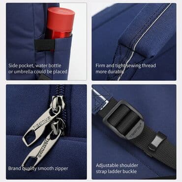 сумки новые: Рюкзак Tigernu T-B9017 15.6 черный Арт.3368 Материал Оксфорд, из — 5