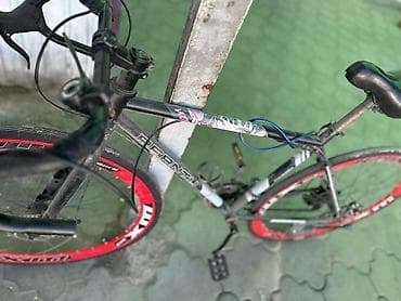 fixed gear: Городской/шоссейный велосипед с дисковыми тормозами - Рама: стальная — 1