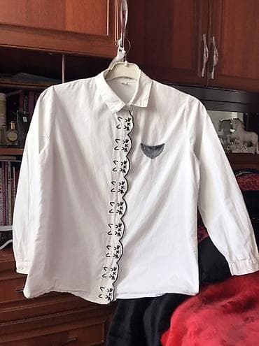 Платья: Рубашка, цвет - Белый — 1