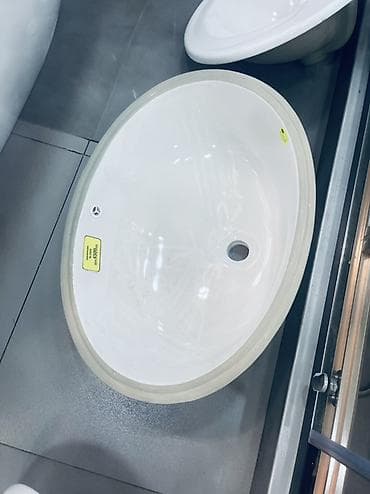 Раковина для ванной, Особенности: Глянцевое, Овальная форма, Материал: Керамика, Размер: 60 x 43 см