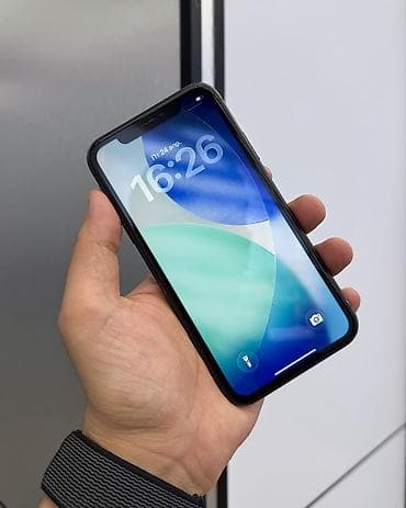 айфон 9 ош: IPhone 11, Б/у, 128 ГБ, Черный, Защитное стекло, Чехол, 94 % — 2