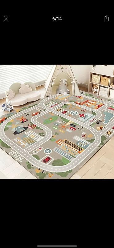 Детский коврик Новый, Развивающий, 300 * 200, Прямоугольный