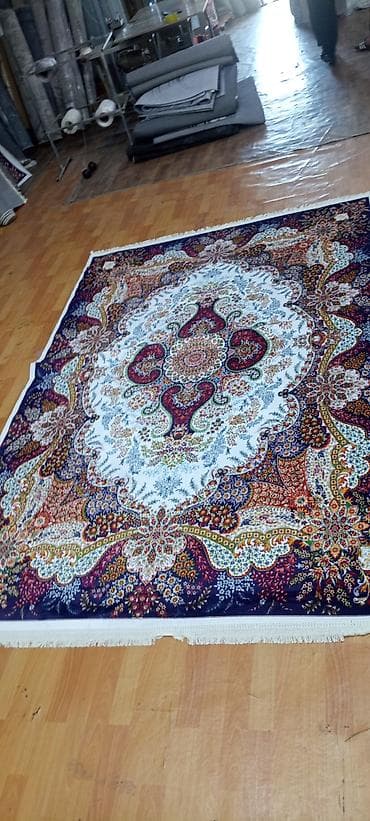 persian carpets: Ковер с восточным орнаментом - Тип: напольный ковер с бахромой - — 2