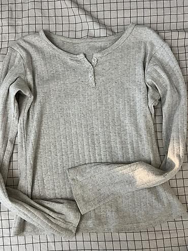 термо перчатки: Лонгслив, цвет - Серый, S — 2