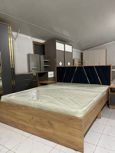 спальный гарнитур фото цена: Спальный гарнитур, Новый, Двуспальная кровать, Комод, Трюмо, Кыргызстан, В рассрочку, Самовывоз, Платная доставка, Бесплатная доставка — 2