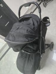 купить коляску трость бу: Коляска, цвет - Черный, Б/у — 7