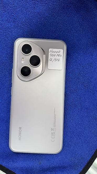 корейские телефоны: Honor 400 Pro, Б/у, 512 ГБ, цвет - Серый, В рассрочку, 2 SIM — 1