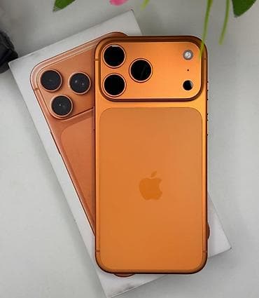 IPhone 17 Pro Max, Б/у, Оранжевый, Коробка