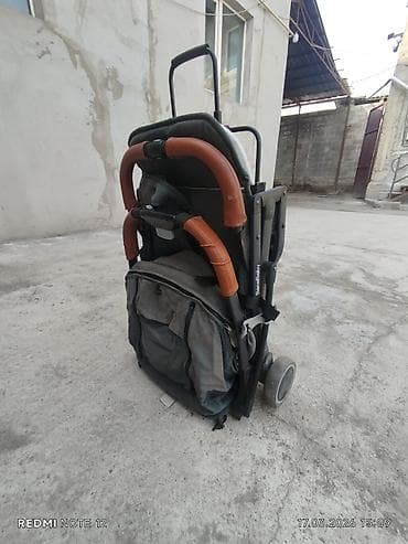 Коляскалар: Прогулочная коляска-трость (компактная складная) - Легкая и — 6