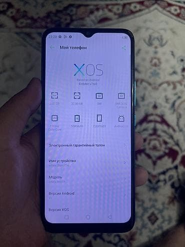 infinix hot 12: Infinix Smart 6, Б/у, 32 ГБ, цвет - Синий, 2 SIM — 2