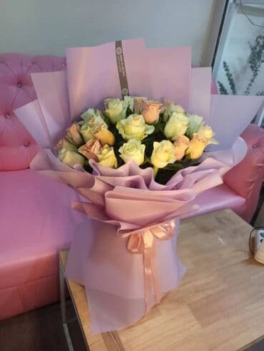 розы цветы: 101 и 51 роза готовый букет 🌹акция акция‼️‼️‼️ — 7