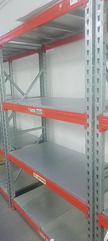 бизнес точки: Паллетные стеллажи для склада - Конструкция: разборная, рамная. Синие — 8