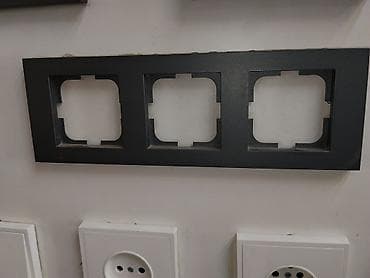 led matrix panel: Рамка для электроустановочных изделий на 3 поста - Форм‑фактор — 1