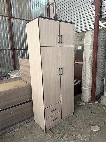 гардеро: Шкафы для одежды из ЛДСП с ящиками и антресолями - Форматы: одно- — 2
