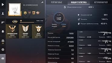 Sony PlayStation: Игровой аккаунт Standoff 2 с прокачкой и инвентарём. Основное: - — 2