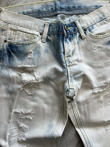 Красота и здоровье: Все джинсы по 500 сом Размер S. Италия 1) Сиренево-розовые джинсы — 6