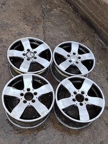 byd plus: Литые Диски R 15 Mercedes-Benz, Комплект, отверстий - 4, Б/у — 2