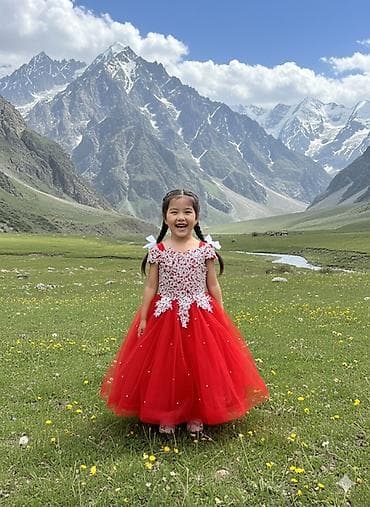 плаья: Детское платье, цвет - Белый — 3