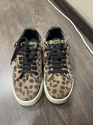 леопардовая: Женские кеды с леопардовым принтом - Бренд: Dolce & Gabbana — 2