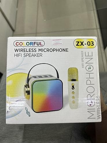 калонка с микрофоном: COLORFUL ZX-03 — беспроводной микрофон с HiFi-акустикой Комплект: - — 1
