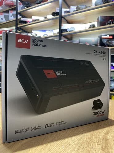 усилитель и колонки авто: Усилитель Новый, 200 Вт, Каналов: 4 — 3