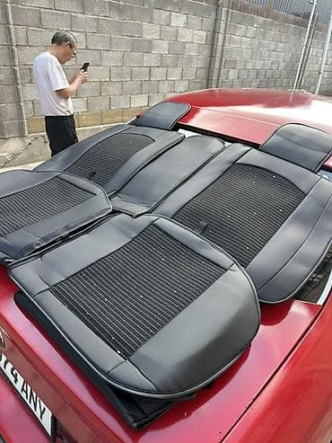 массажный накидка: Чехлы Экокожа, С подушкой, цвет - Черный, Новый, Самовывоз — 3