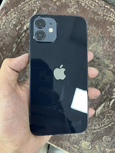IPhone 12, Б/у, 128 ГБ, Blue Titanium, Защитное стекло, Чехол, 80 %