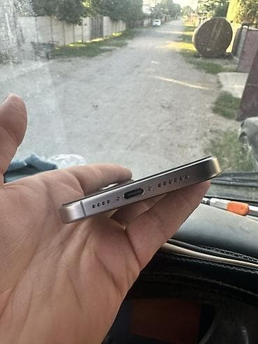 омах часы: IPhone 15 Pro Max, Б/у, 256 ГБ, Natural Titanium, Кабель, 82 % — 5