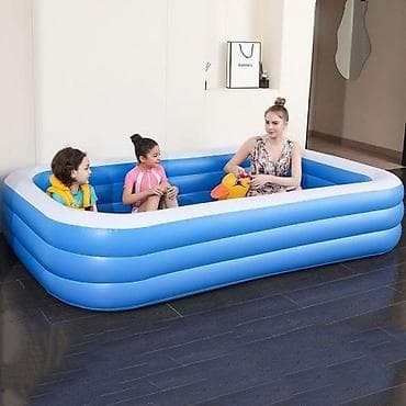 Бассейн надувной Bestway 210x150x60см цена:4000 Детский бассейн — это — 6