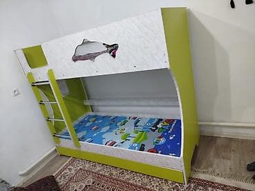 деревянные стулья бишкек: Двухъярусная детская кровать, Б/у, ЛДСП, цвет - Белый — 5