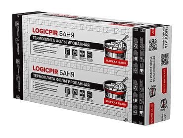 Фольгированные материалы: Продам плиты LOGICPIR «Баня» — это теплоизоляционные плиты на основе — 1