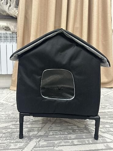 Балдар дүйнөсү: Домик для кошки/небольшой собаки на ножках - Закрытый мягкий домик в — 1