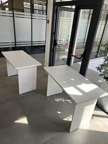 max safe: Офисный стол, Нерегулируемый, цвет - Белый, Прямоугольный — 2