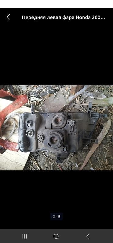 step vagon: Комплект передних фар Honda 2001 г., Б/у, Оригинал, Япония — 4