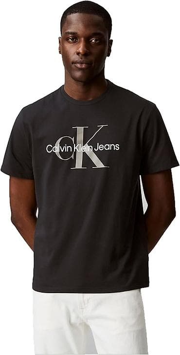 Футболки: Мужская футболка, M, Calvin Klein, Новый, цвет - Черный — 1