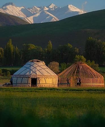 кемпинг дом: Продажа юрты, Каркас Деревянный, 85 баш, Диаметр: 6 метров — 1
