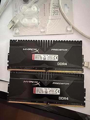 Оперативная память (RAM) для ПК, Б/у, HyperX, 16 ГБ, DDR4, 3000 МГц