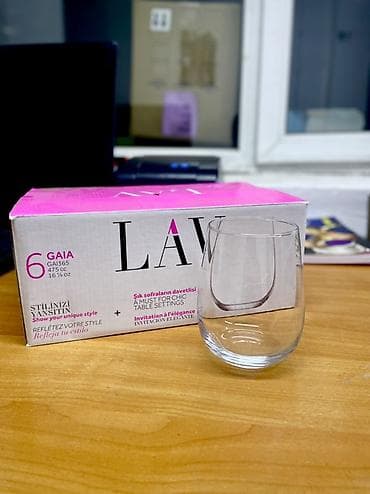 стекло для стол: Набор стаканов LAV GAIA, модель GAI365 - Количество в наборе: 6 штук — 2