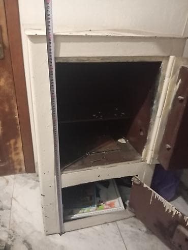 металлические шкафы для одежды: Металлический сейф с ключевым замком - Материал: сталь, массивные — 3