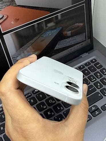 iphone за 0 руб: IPhone 17, Б/у, 256 ГБ, Белый, Защитное стекло, Чехол, 100 % — 5