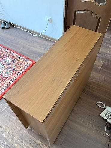 coffee table: Стол трансформер Для кухни, Стол-книжка, цвет - Коричневый — 4