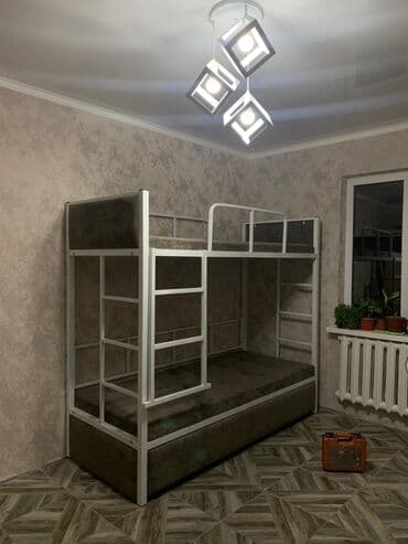 двухъярусная кровать диван: Кровать двухъярусный Раскладной Кровать Полимерная порошковая — 4